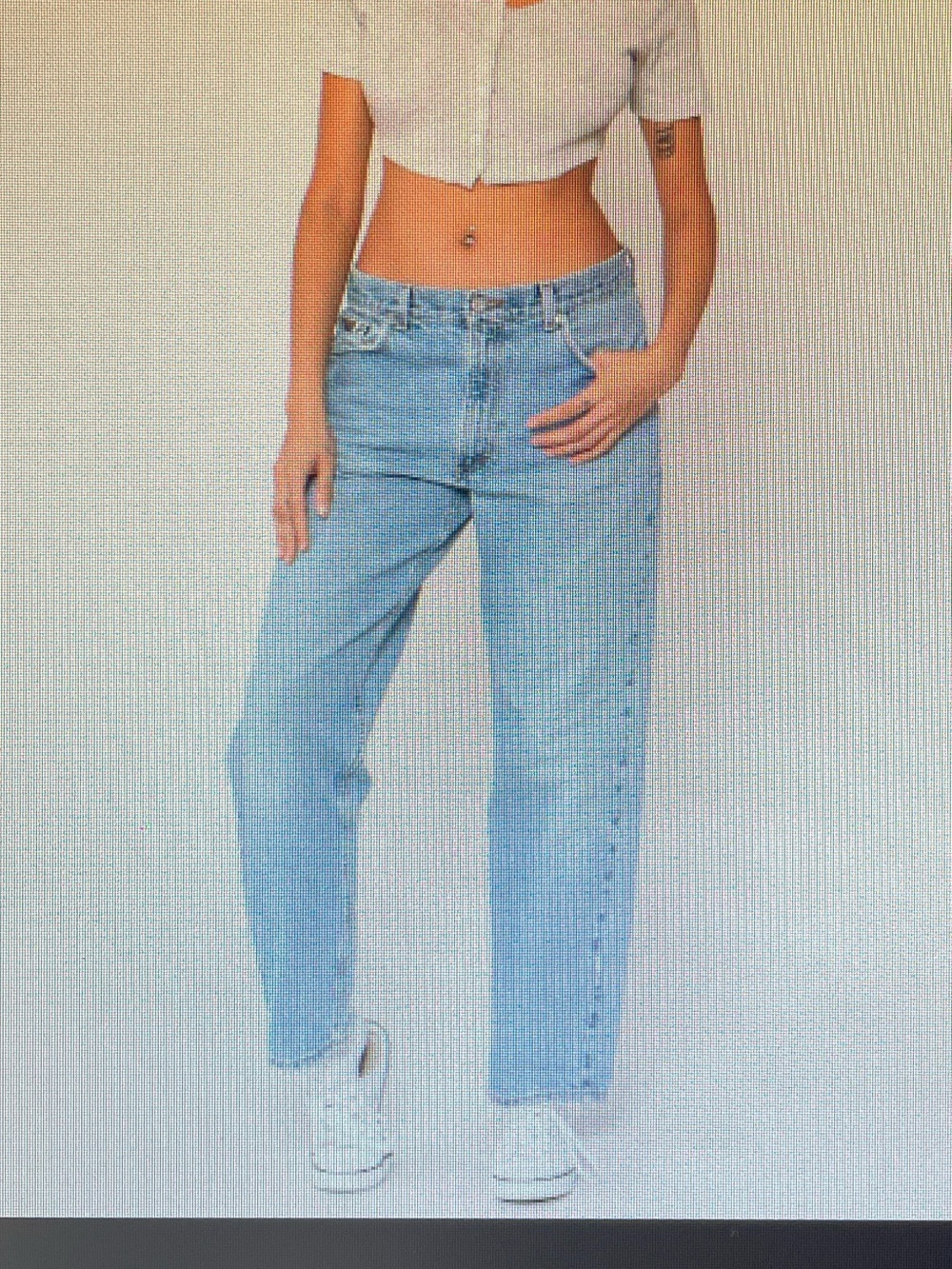 Calvin Klein vintage light wash High-Rise Straight Leg Women’s Jeans